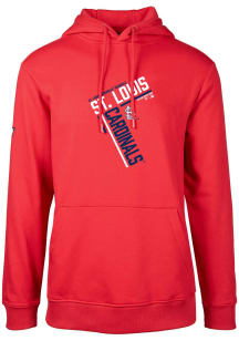 Levelwear St Louis Cardinals Mens Red Podium Long Sleeve Hoodie