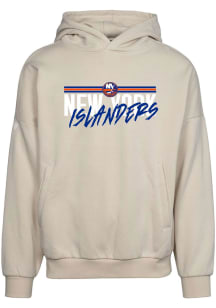 Levelwear New York Islanders Mens Tan Contact Etched Long Sleeve Hoodie