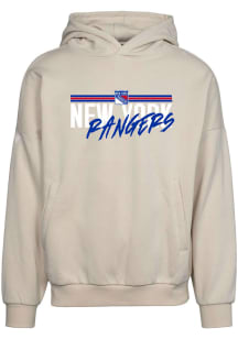 Levelwear New York Rangers Mens Tan Contact Long Sleeve Hoodie