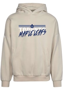 Levelwear Toronto Maple Leafs Mens Tan Contact Etched Long Sleeve Hoodie