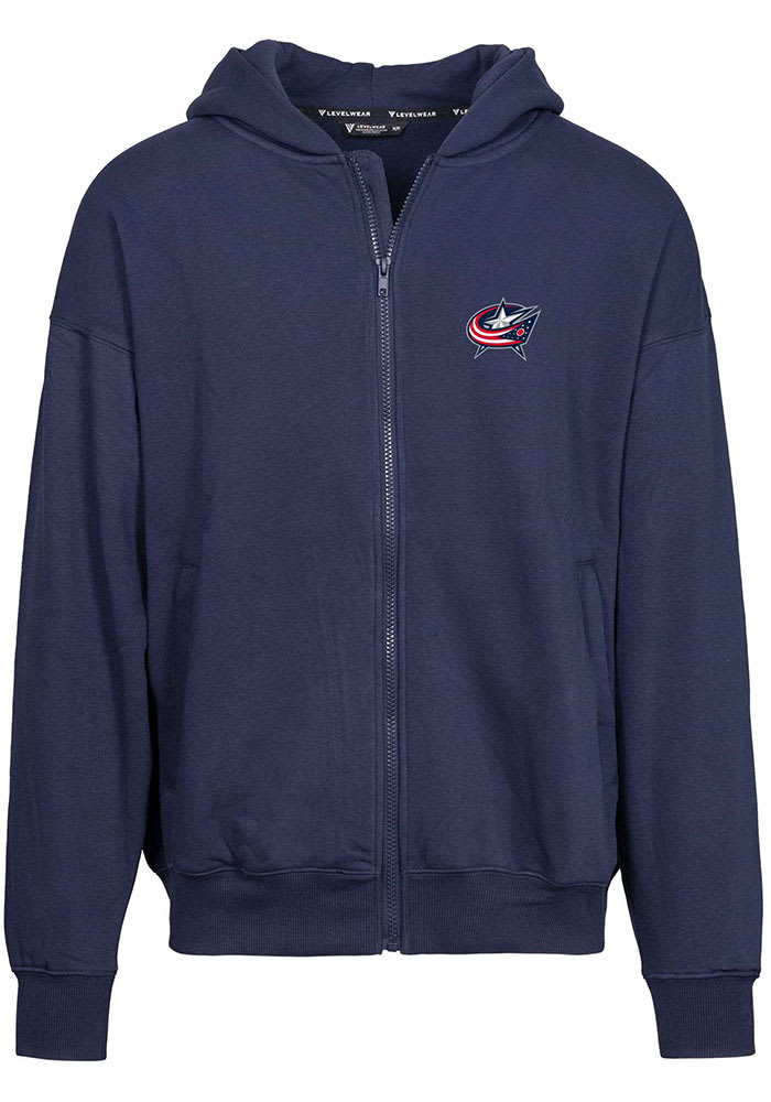 Levelwear Columbus Blue Jackets Mens Navy Uphill Light Weight Jacket