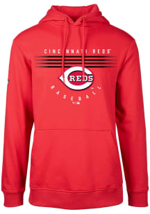 Levelwear Cincinnati Reds Mens Red Podium Long Sleeve Hoodie