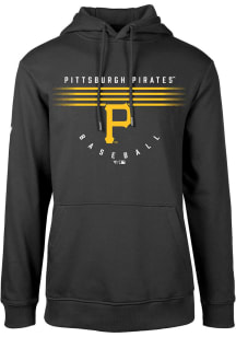 Levelwear Pittsburgh Pirates Mens Black Podium Long Sleeve Hoodie