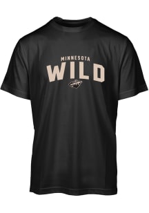 Levelwear Minnesota Wild Black Anthem Short Sleeve T Shirt