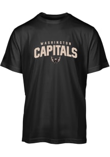 Levelwear Washington Capitals Black Anthem Short Sleeve T Shirt