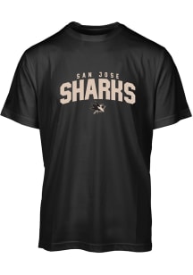 Levelwear San Jose Sharks Black Anthem Short Sleeve T Shirt