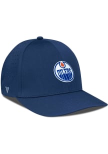 Levelwear Edmonton Oilers Mens Navy Blue Zeta Structured Flex Hat
