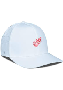 Levelwear Detroit Red Wings Mens White Zeta Structured Flex Hat
