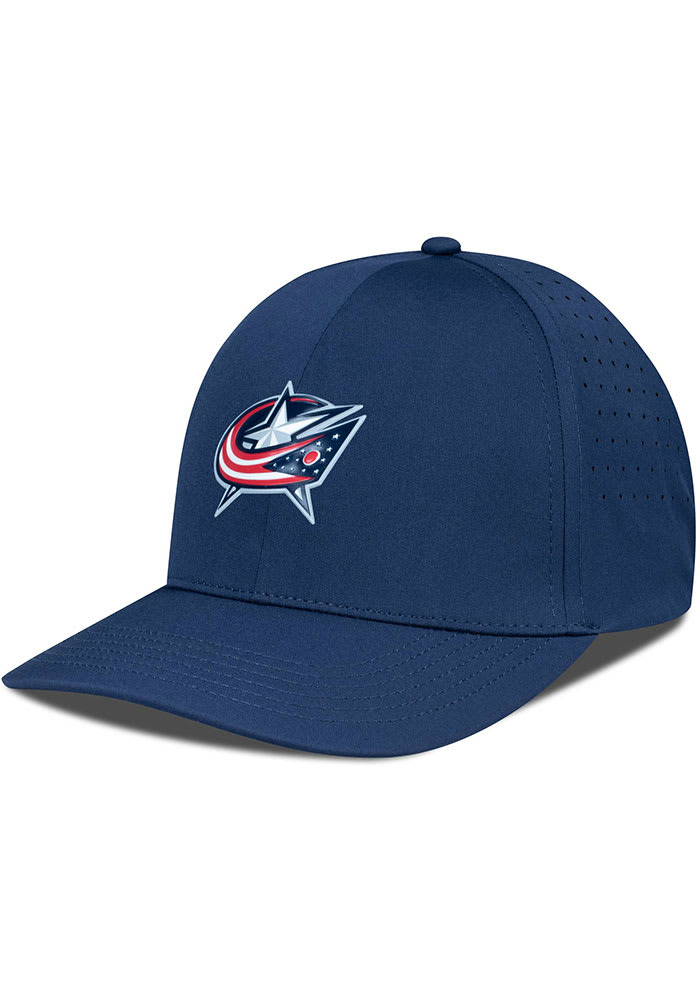 Levelwear Columbus Blue Jackets Mens Navy Zeta Structured Flex Hat