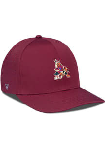 Levelwear Arizona Coyotes Mens Red Zeta Structured Flex Hat