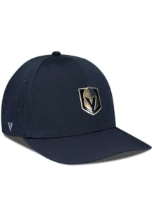 Levelwear Vegas Golden Knights Mens Black Zeta Structured Flex Hat