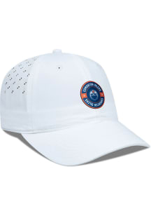 Levelwear Edmonton Oilers White Haven Structured Womens Adjustable Hat