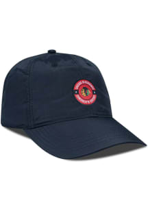 Levelwear Chicago Blackhawks Crest Unstructured Adjustable Hat - Black
