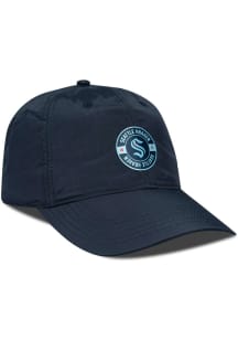 Levelwear Seattle Kraken Crest Unstructured Adjustable Hat - Black