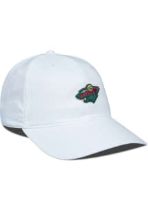 Levelwear Minnesota Wild Matrix Tech Unstructured 3D Patch Adjustable Hat - White