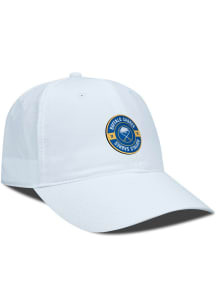 Levelwear Buffalo Sabres Crest Poly Accuracy Adjustable Hat - White