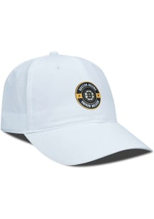 Levelwear Boston Bruins Crest Poly Accuracy Adjustable Hat - White