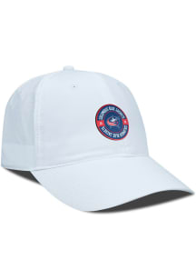Levelwear Columbus Blue Jackets Crest Poly Accuracy Adjustable Hat - White