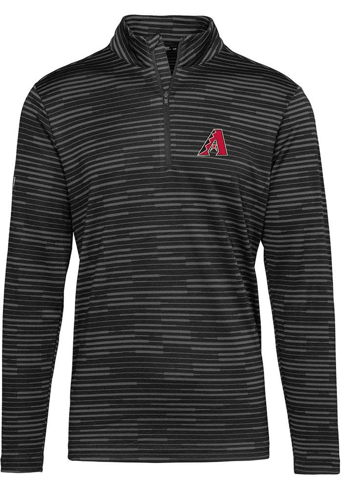 Levelwear Arizona Diamondbacks Black Gear Long Sleeve 1/4 Zip Pullover, Black, 100% POLYESTER, Size M, Rally House