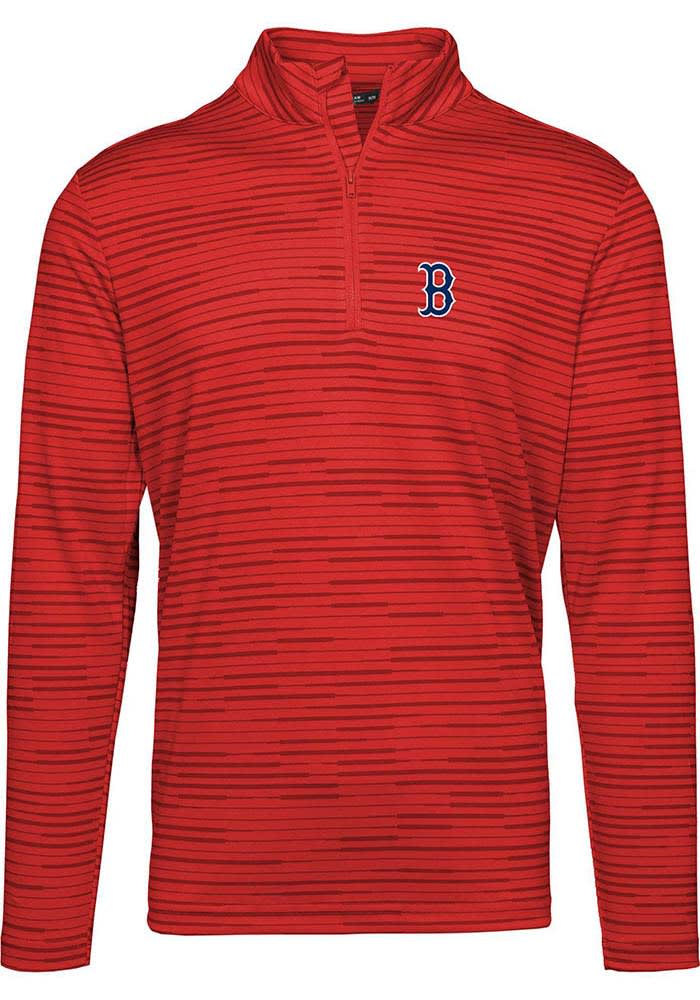 Levelwear Boston Red Sox Red Gear Long Sleeve 1/4 Zip Pullover, Red, 100% POLYESTER, Size 2XL, Rally House