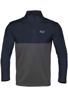 Levelwear Tampa Bay Rays Mens Navy Blue Pursue Long Sleeve 1/4 Zip Pullover