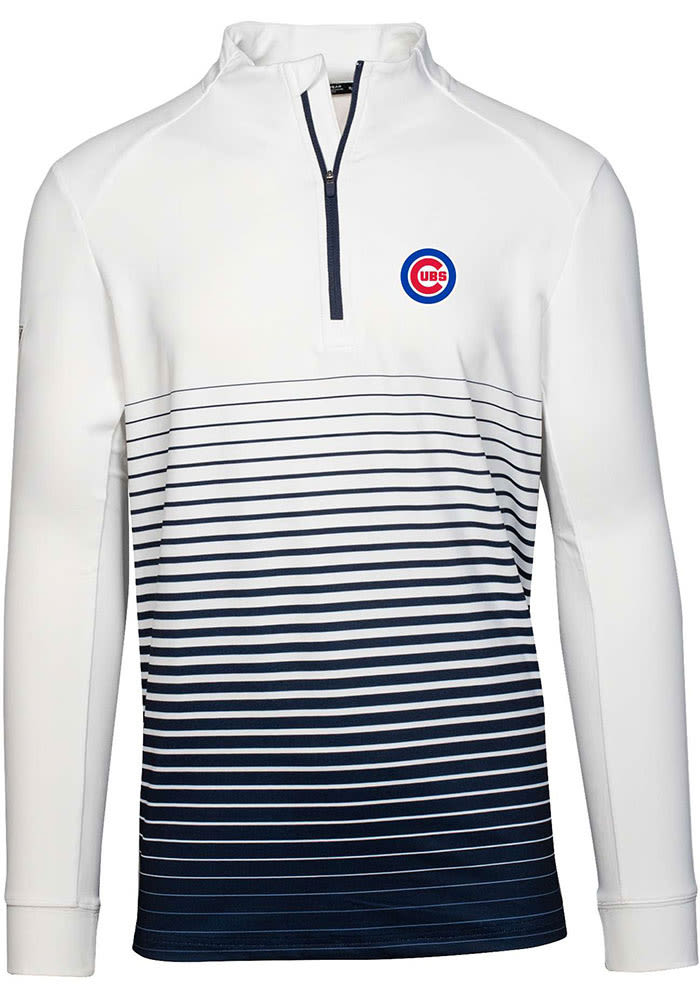 Levelwear Chicago Cubs Blue Gear Long Sleeve 1/4 Zip Pullover, Blue, 100% POLYESTER, Size XL, Rally House