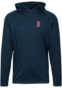 Levelwear Boston Red Sox Mens Navy Blue Dimension Long Sleeve Hoodie