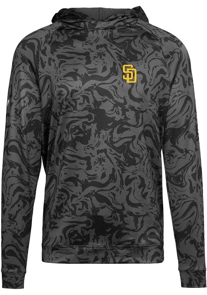 Levelwear San Diego Padres Grey City Connect Shift Long Sleeve Hoodie, Grey, 80% Cotton / 20% POLYESTER, Size 2XL, Rally House