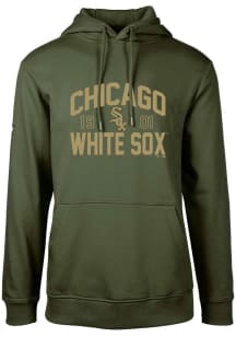 Levelwear Chicago White Sox Mens Green Podium Long Sleeve Hoodie