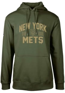 Levelwear New York Mets Mens Green Podium Long Sleeve Hoodie