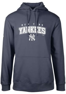 Levelwear New York Yankees Mens Navy Blue Podium Long Sleeve Hoodie