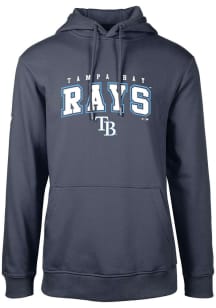 Levelwear Tampa Bay Rays Mens Navy Blue Podium Arch Long Sleeve Hoodie