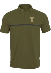Levelwear Texas Rangers Mens Green Sector Short Sleeve Polo