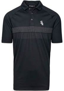 Levelwear Chicago White Sox Mens Black Mason Short Sleeve Polo
