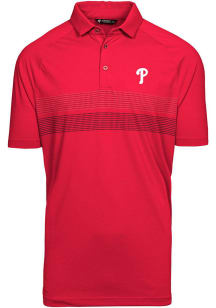 Levelwear Philadelphia Phillies Mens Red Mason Short Sleeve Polo