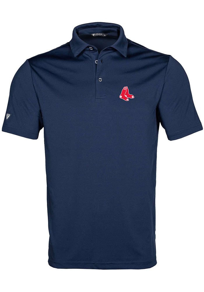 Levelwear Boston Red Sox Light Blue City Connect Sector Short Sleeve Polo, Light Blue, 100% POLYESTER, Size L, Rally House