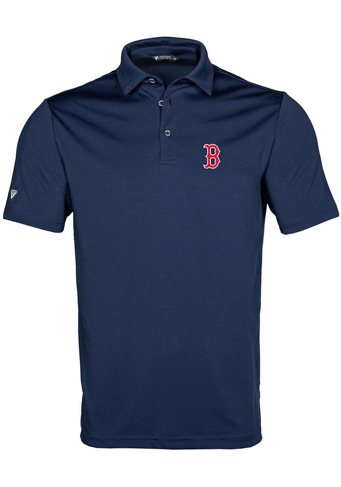 Levelwear Boston Red Sox Light Blue City Connect Sector Short Sleeve Polo, Light Blue, 100% POLYESTER, Size M, Rally House