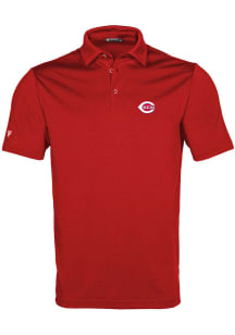 Levelwear Cincinnati Reds Mens Red Original Short Sleeve Polo