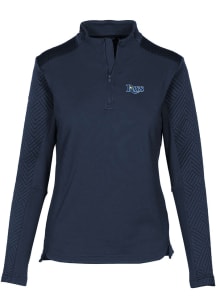 Levelwear Tampa Bay Rays Womens Navy Blue Daybreak 1/4 Zip Pullover