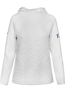 Levelwear Kansas City Royals Womens White Kenzie Hooded Sweatshirt