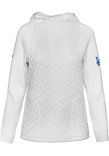 Levelwear Los Angeles Dodgers Womens White Kenzie Hooded Sweatshirt