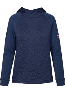 Levelwear Minnesota Twins Womens Navy Blue Kenzie Hooded Sweatshirt