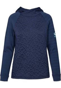 Levelwear Seattle Mariners Womens Navy Blue Kenzie Hooded Sweatshirt
