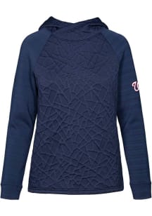 Levelwear Washington Nationals Womens Navy Blue Kenzie Hooded Sweatshirt