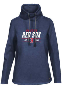 Levelwear Boston Red Sox Womens Navy Blue Loop Long Sleeve Pullover