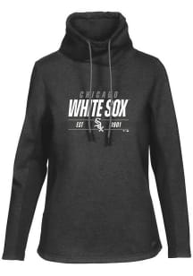 Levelwear Chicago White Sox Womens Black Loop Long Sleeve Pullover