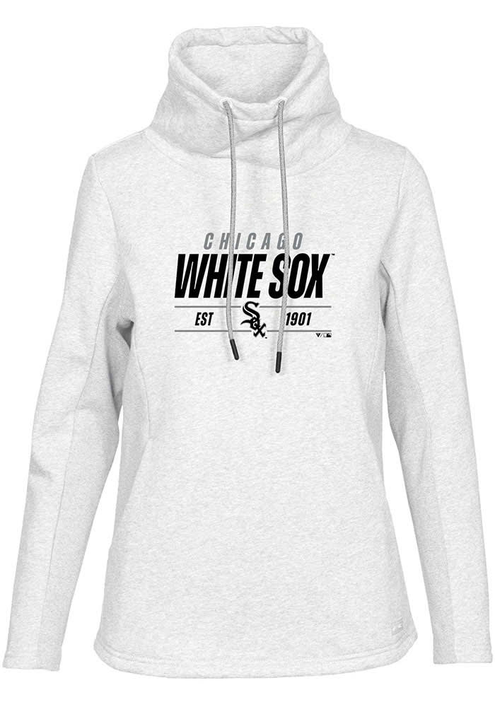 Levelwear Chicago White Sox Women's White Loop Long Sleeve Pullover, White, 80% Cotton / 20% POLYESTER, Size XL, Rally House