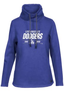 Levelwear Los Angeles Dodgers Womens Blue Loop Long Sleeve Pullover