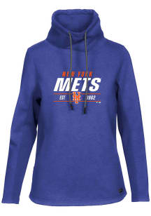 Levelwear New York Mets Womens Blue Loop Long Sleeve Pullover