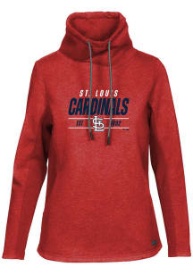 Levelwear St Louis Cardinals Womens Red Loop Long Sleeve Pullover